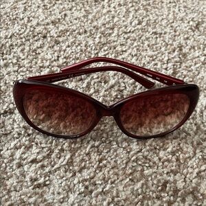 Valentino Burgundy Sunglasses Frames Only | Zeiss Lenses | Made in Italy
